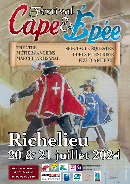 Festival de Cape et d'épée de Richelieu 2024